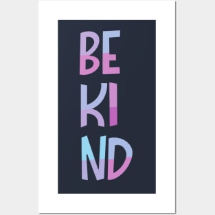 Be kind handwriting Posters and Art